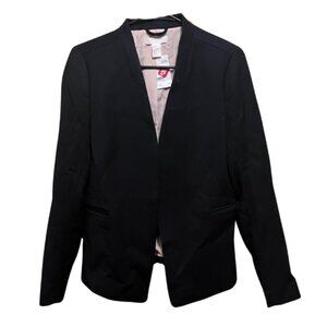H&M Black Blazer with Light Pink Lining